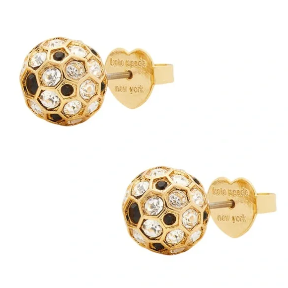 KATE SPADE • On The Ball Soccer Stud Earrings - Picture 6 of 7